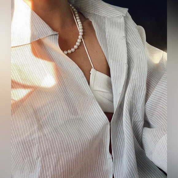 Ziah x St. Agni BNWT “the Neal” halter top. Ecru boucle - small - Picture 2 of 6